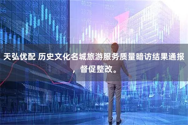天弘优配 历史文化名城旅游服务质量暗访结果通报，督促整改。